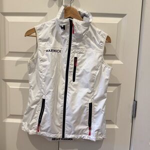 Helly Hansen Crew White Women's Vest with Black Accents Sz S
